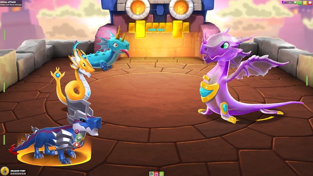 dragon mania legends online battle system