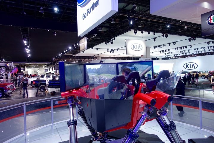 Take a F-150 off-road in this simulator.