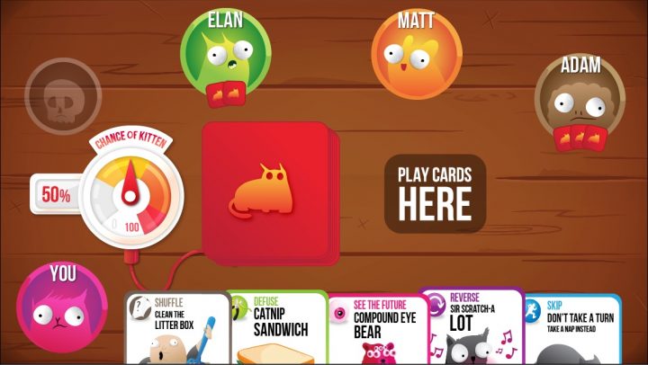 We are still waiting for an Exploding Kittens Android release date.