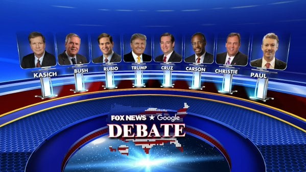 Fox News Debate Lineup