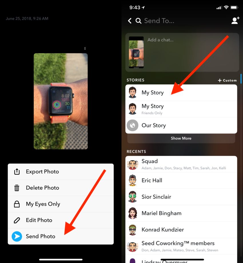 How to Upload Photos from Camera Roll to Snapchat