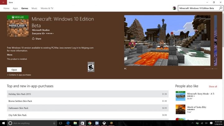Minecraft Windows 10 Edition (5)