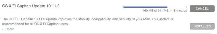 OS X 10.11.3 Update
