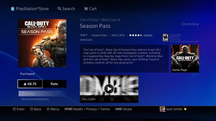 You can buy the Awakening Black Ops 3 DLC, or you can buy the Season Pass, but you shouldn't try to buy both. 