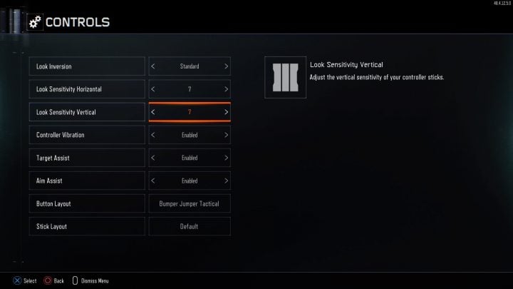 Change the look sensitivity if it feels like you look around to slow or react to slow, but don't go too high.