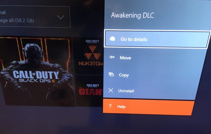 Delete Black Ops 3 DLC Xbox One Awakening - 4