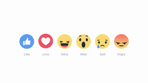 Facebook Reactions animated