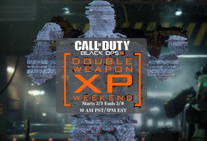 What you need to know about the February Black Ops 3 Double XP weekend event that delivers Double Weapons XP.