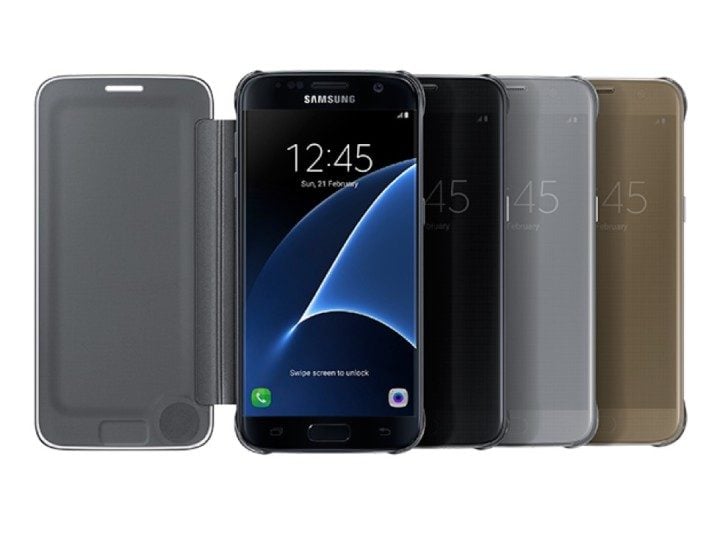 Galaxy S7 Edge S-View Flip Cover (Clear)
