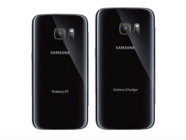 Galaxy S7 (left) and Galaxy S7 Edge (Right)