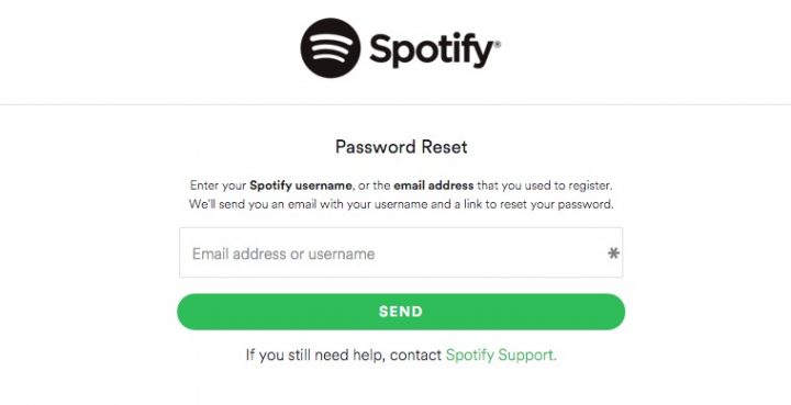 Reset your Spotify password if you cannot login. 