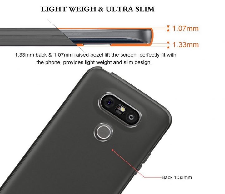 Tauri TPU Slim Case for LG G5
