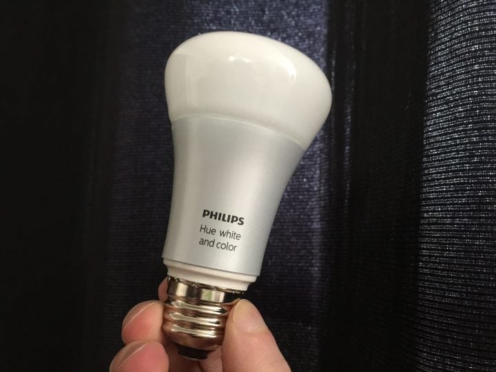 Aristotle can control Philips Hue lightbulbs.