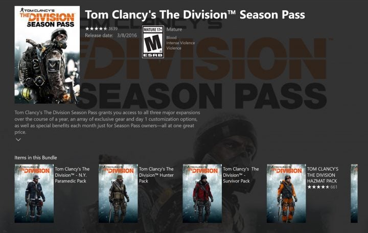 the division season pass
