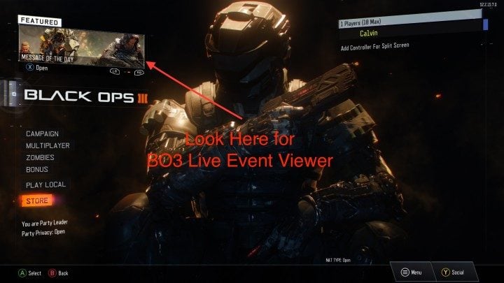 Look here for a Black Ops 3 DLC 3 live stream on your PS4 or Xbox One. 