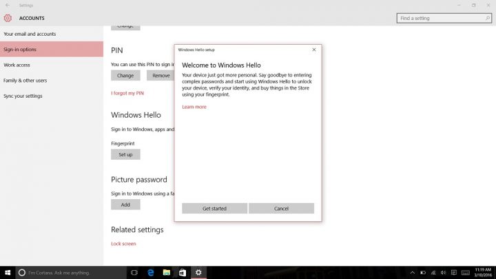 How to Login to Windows 10 with Your Finger (7)