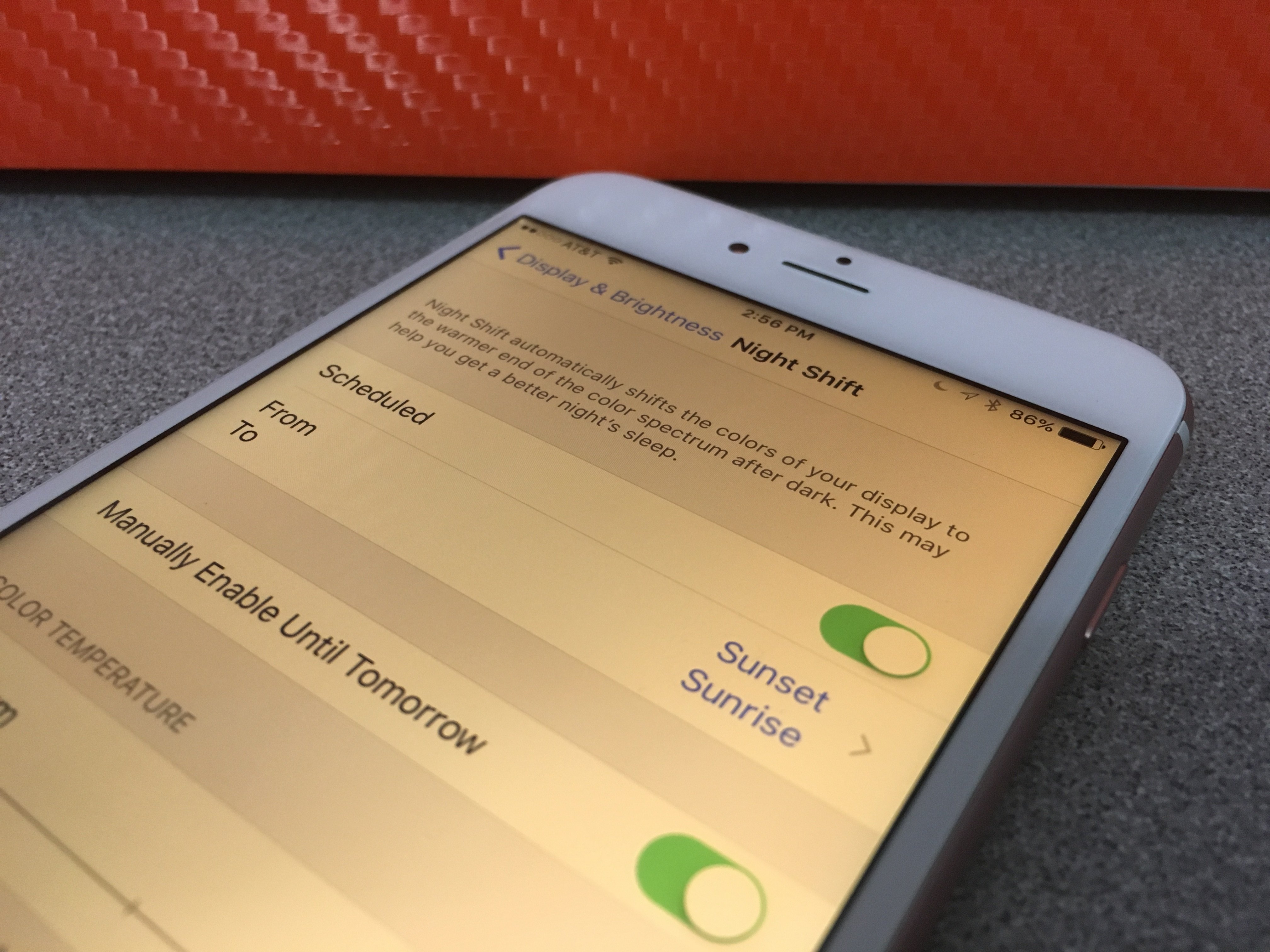 How to use Night Shift in iOS 9.3: sunset/sunrise schedules, colour  temperature and low power mode