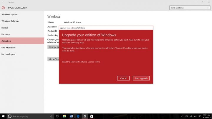 Upgrade from Windows 10 Home to Windows 10 Pro (9)
