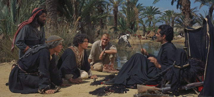 An example still from Lawrence of Arabia. Scanned in at 8K in 2012, this frame has been downsampled to 1080p - but you can still see the quality.