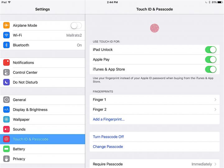 Set Up Touch ID Completely