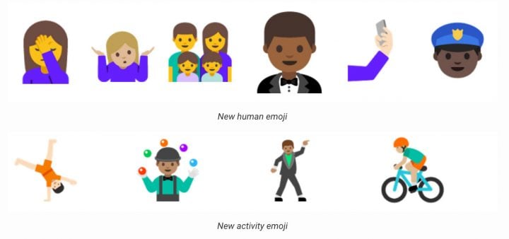 Android N will have "human-looking" emoji characters
