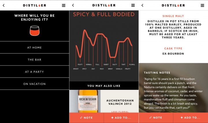 Learn about the bottle you found easily in the Distiller app for iPhone and Android.