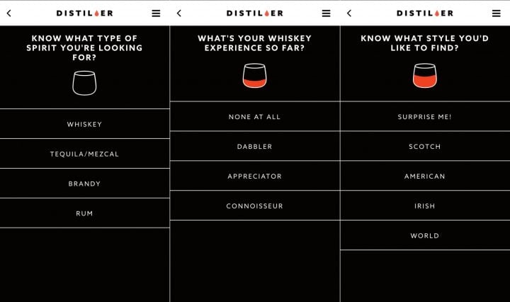 Find a new drink with Distiller.