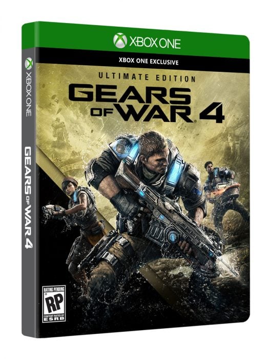 Gears of War 4 Ultimate Edition Box Shot Right Angle