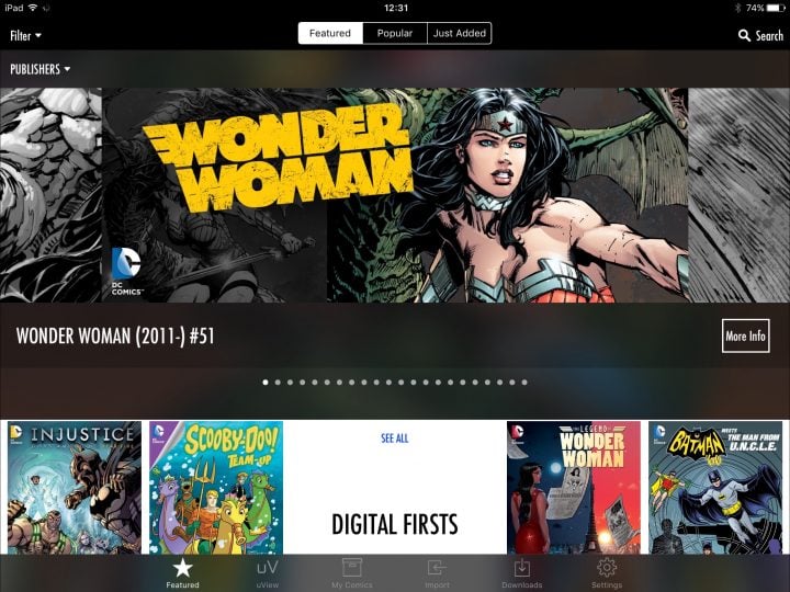 Comics on iPad: Comics Plus - Best CBR Reader