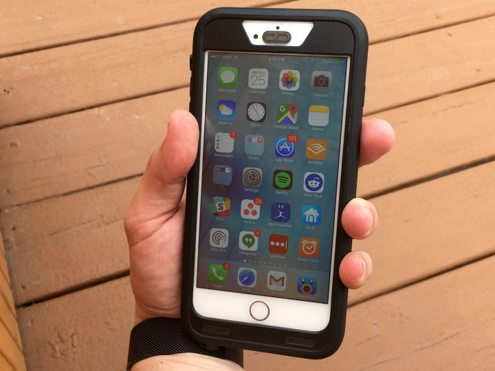 This case adds bulk, but we can still put it in a pocket and use the phone in the case.