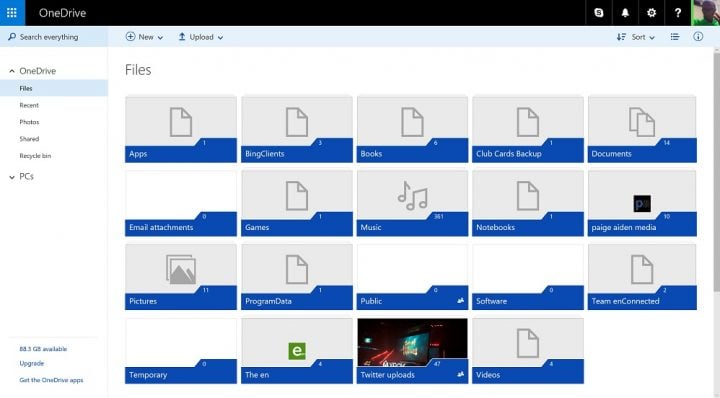 OneDrive for Web