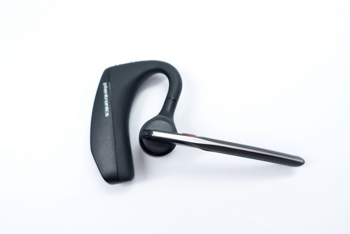 The Plantronics Voyager 5200 is an amazing Bluetooth headset that cancels out a lot of background noise. 