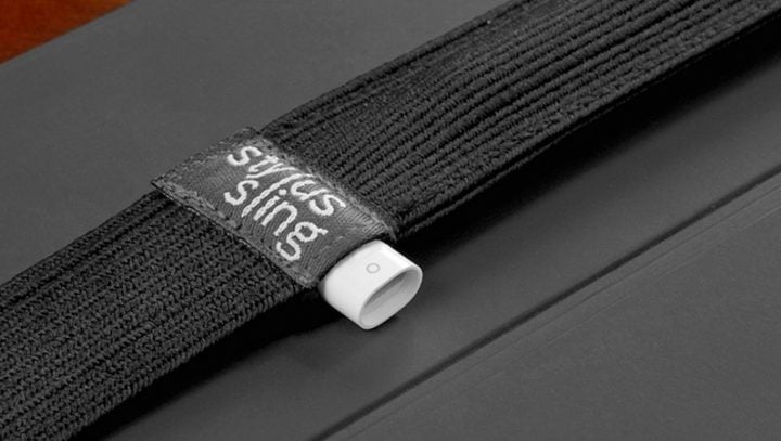 pocket for lightning adapter on stylus sling