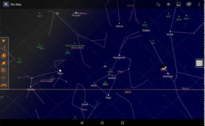 Sky Map - Bästa stjärnappar