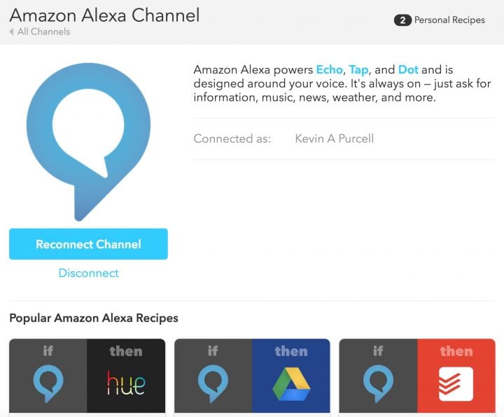 Connect Alexa to IFTTT and use a large collection of cool IFTTT tasks.
