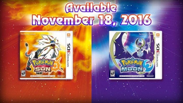 Pokémon Sun and Moon Release Date