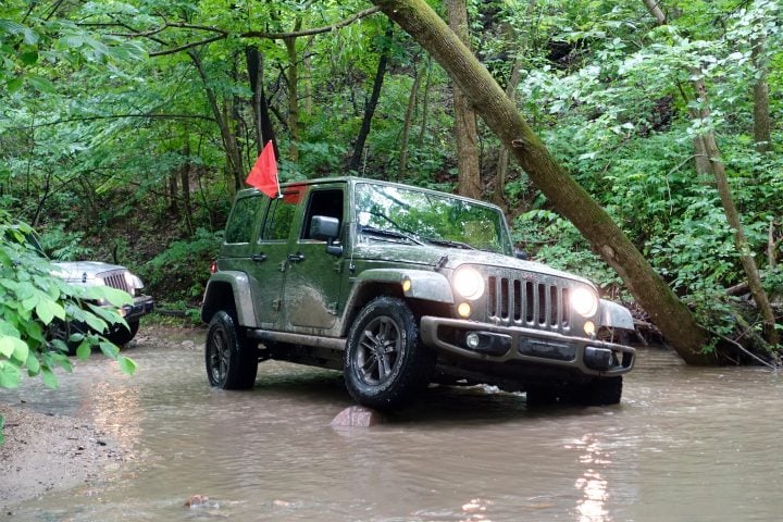 Go almost anywhere in this 2016 Jeep Wrangler Unlimited with the 75th Anniversary package.