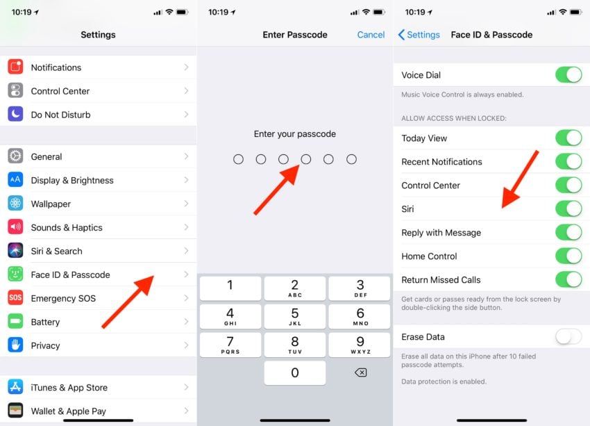 Turn off Siri on your iPhone lock screen. 