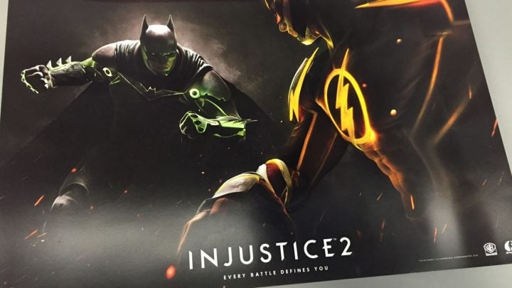The Injustice 2 poster sent to Polygon.com