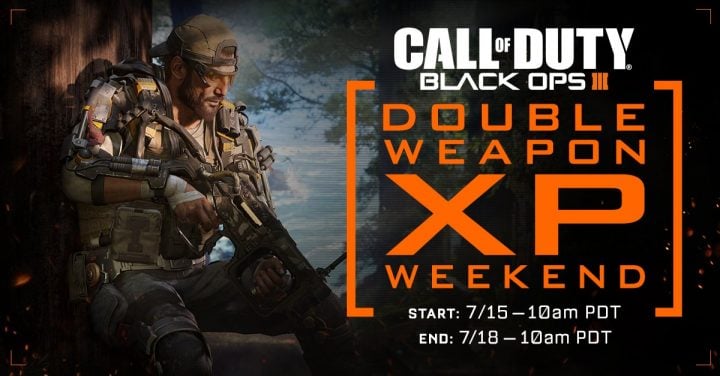 What you need to know about the July Black Ops 3 Double XP weekend.