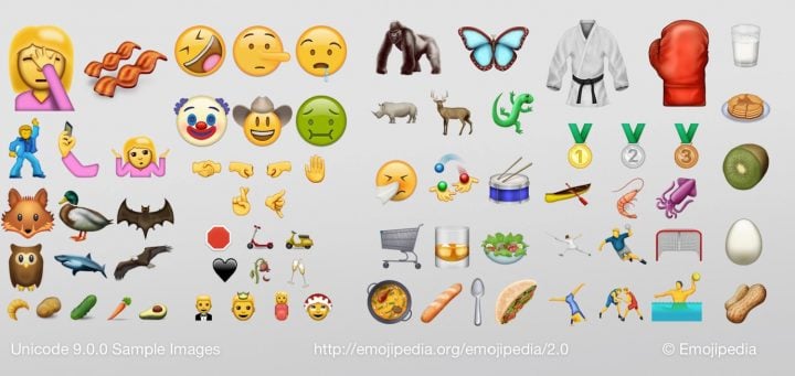 Here are the new emojis. See what the 2016 emojis look like before they arrive on iPhone and Android.
