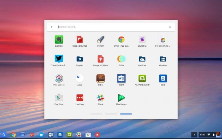 chromebook launcher android apps