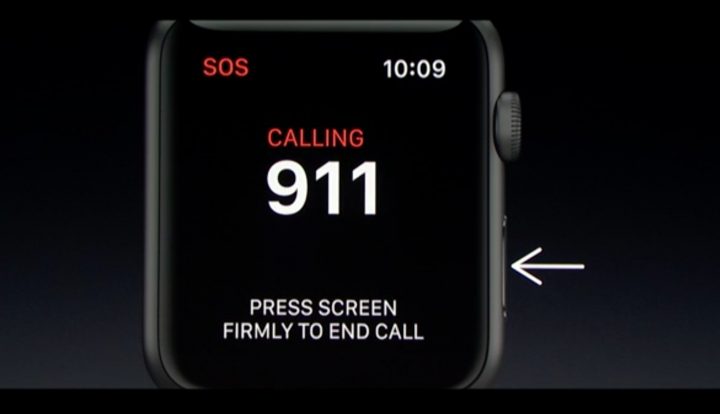 Apple Watch Emergency Button