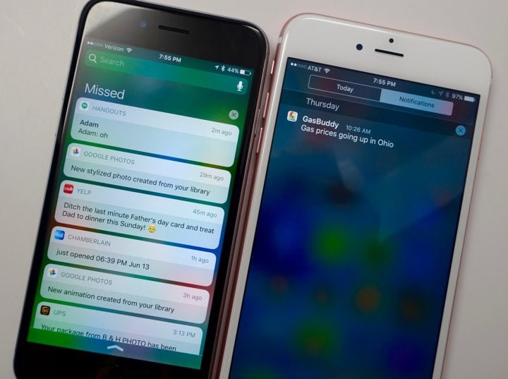 iOS 10 Notifications Improvements