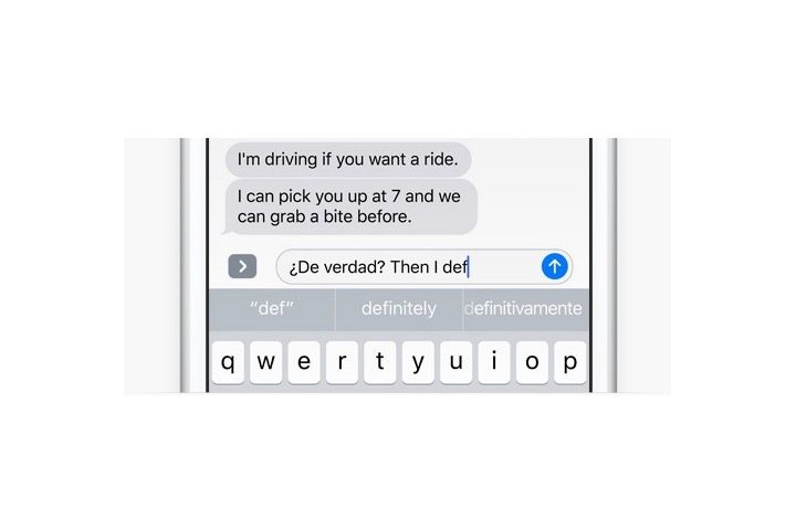 iOS 10 Multi-Lingual Keyboard