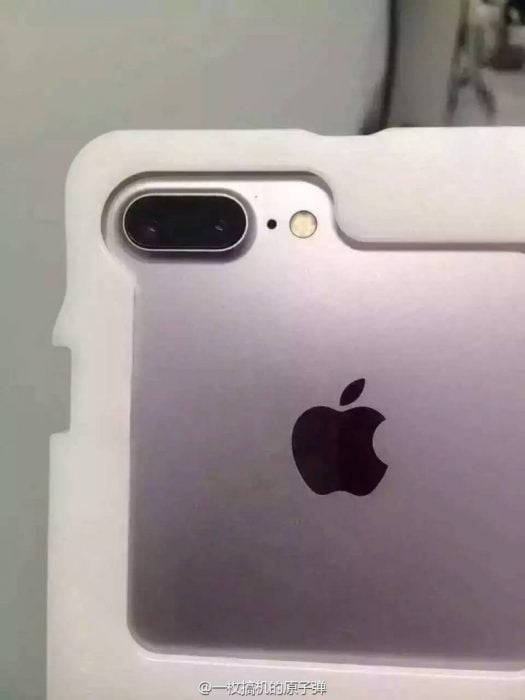 A closer look at what may be the dual-camera on the iPhone 7 Plus. 