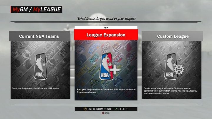 nba 2k17 expansión de mi liga