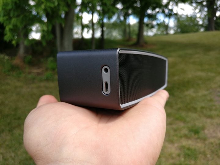Control the Bose SoundLink Mini II with the controls on top or right from your phone.