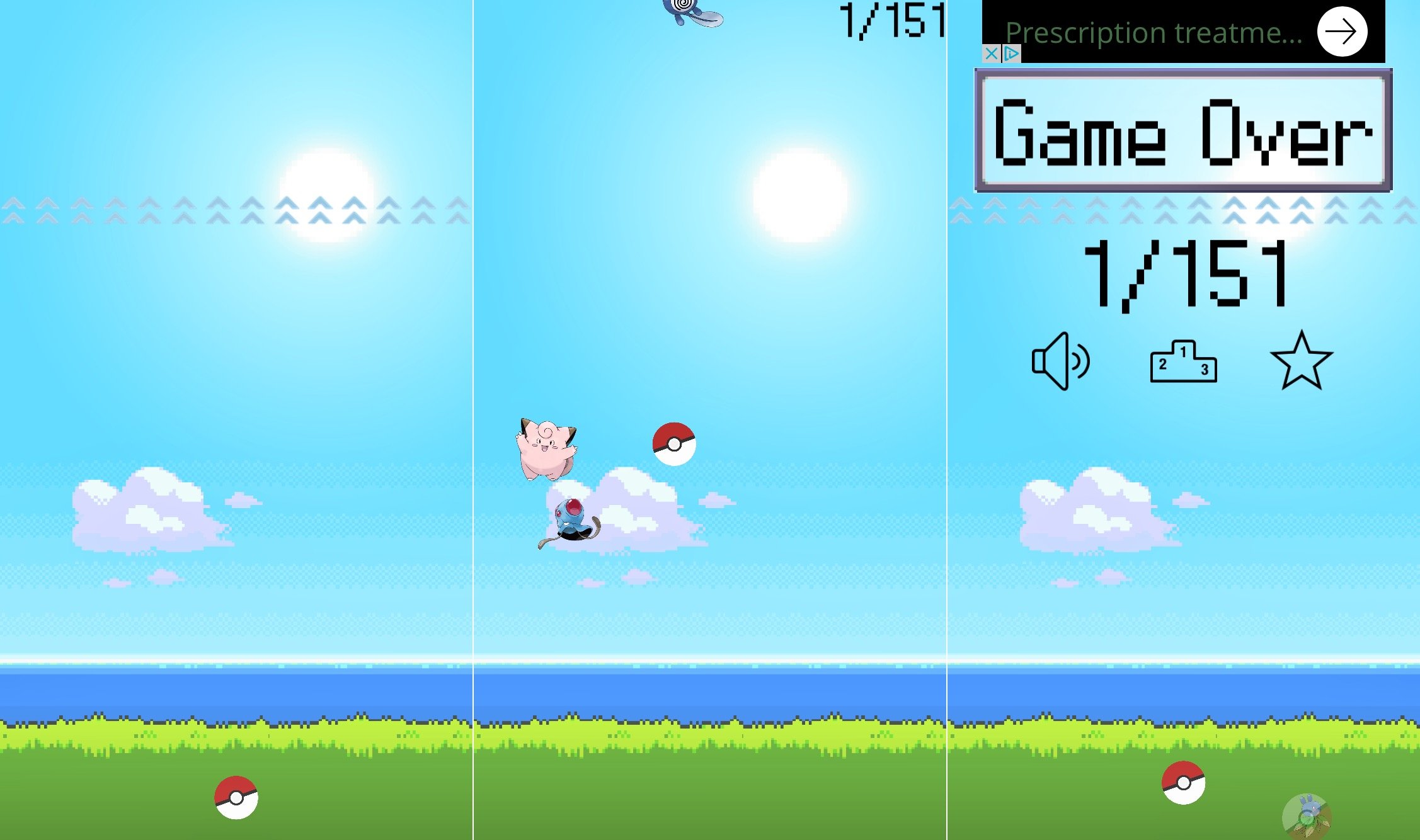 The Catch ém app is a Flappy Bird like Pokémon iPhone app.