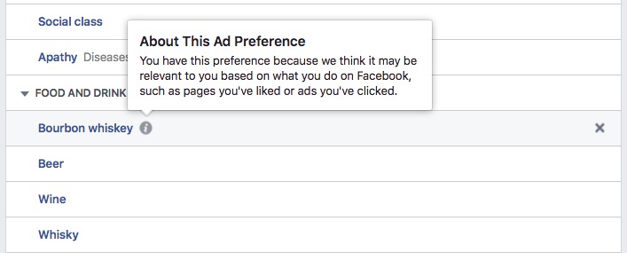 Find out why you see Facebook ads.